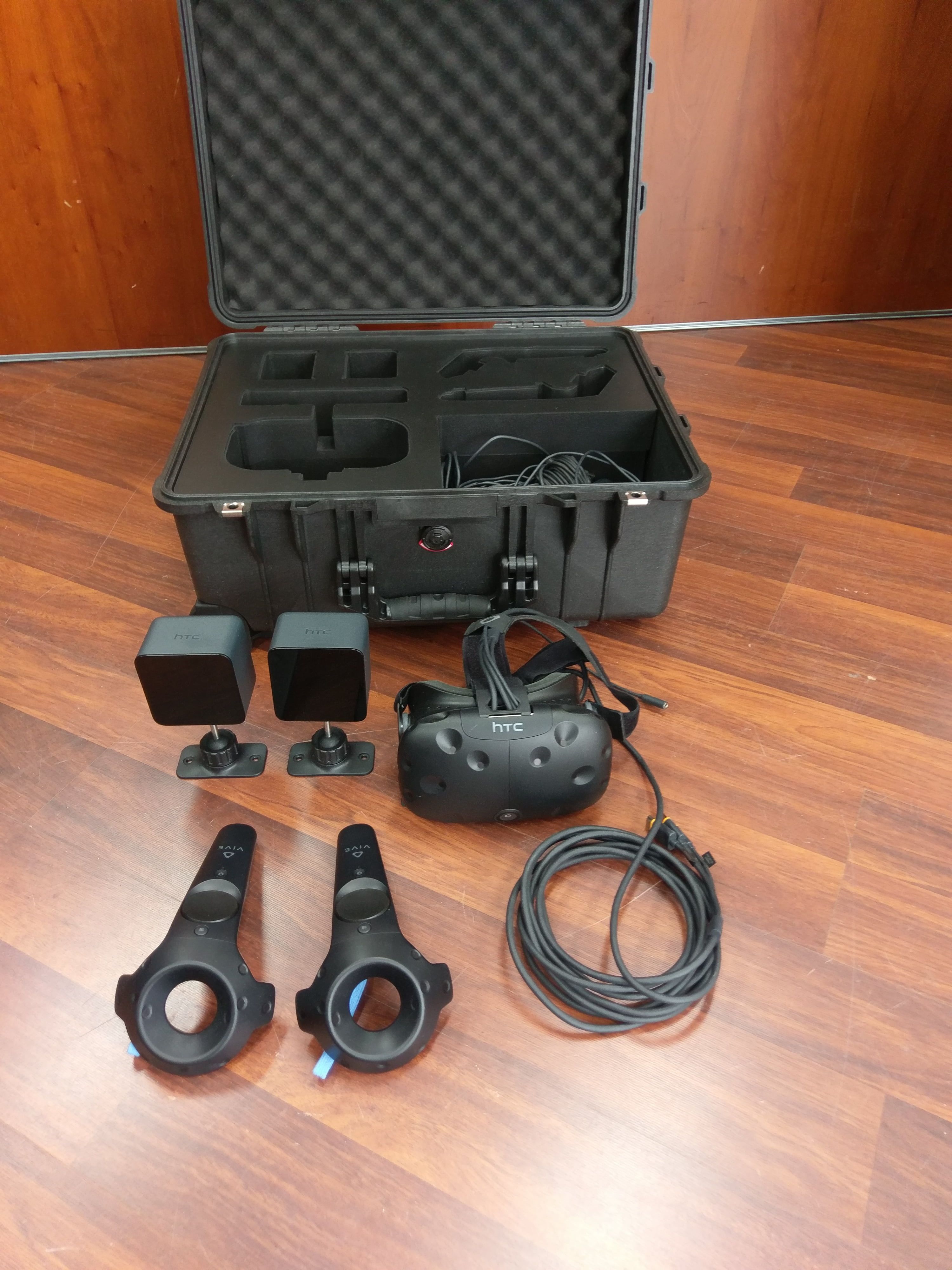 Custom Foam Insert For Pelican Case With HTC Vive VR Headset Kit (view 4 of 5)