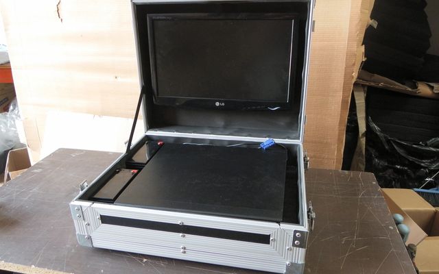Small Custom Briefcase Road Case For Security System