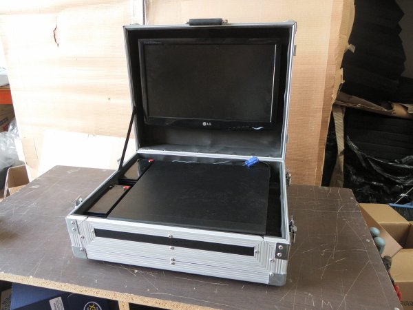 Small Custom Briefcase Road Case For Security System