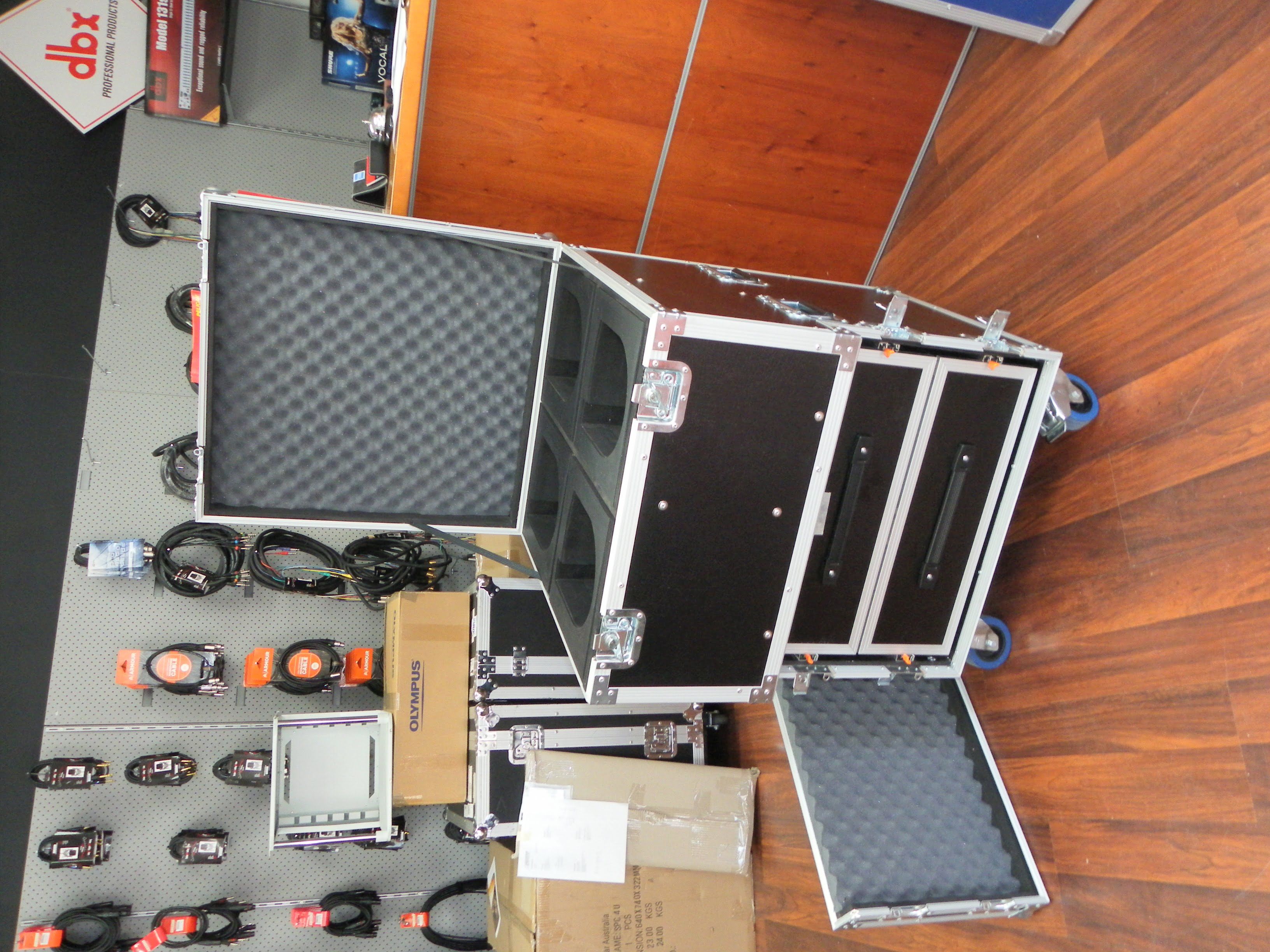 Drawers Case With Top Hinged Lid and CNC Foam Inserts (view 2 of 5)