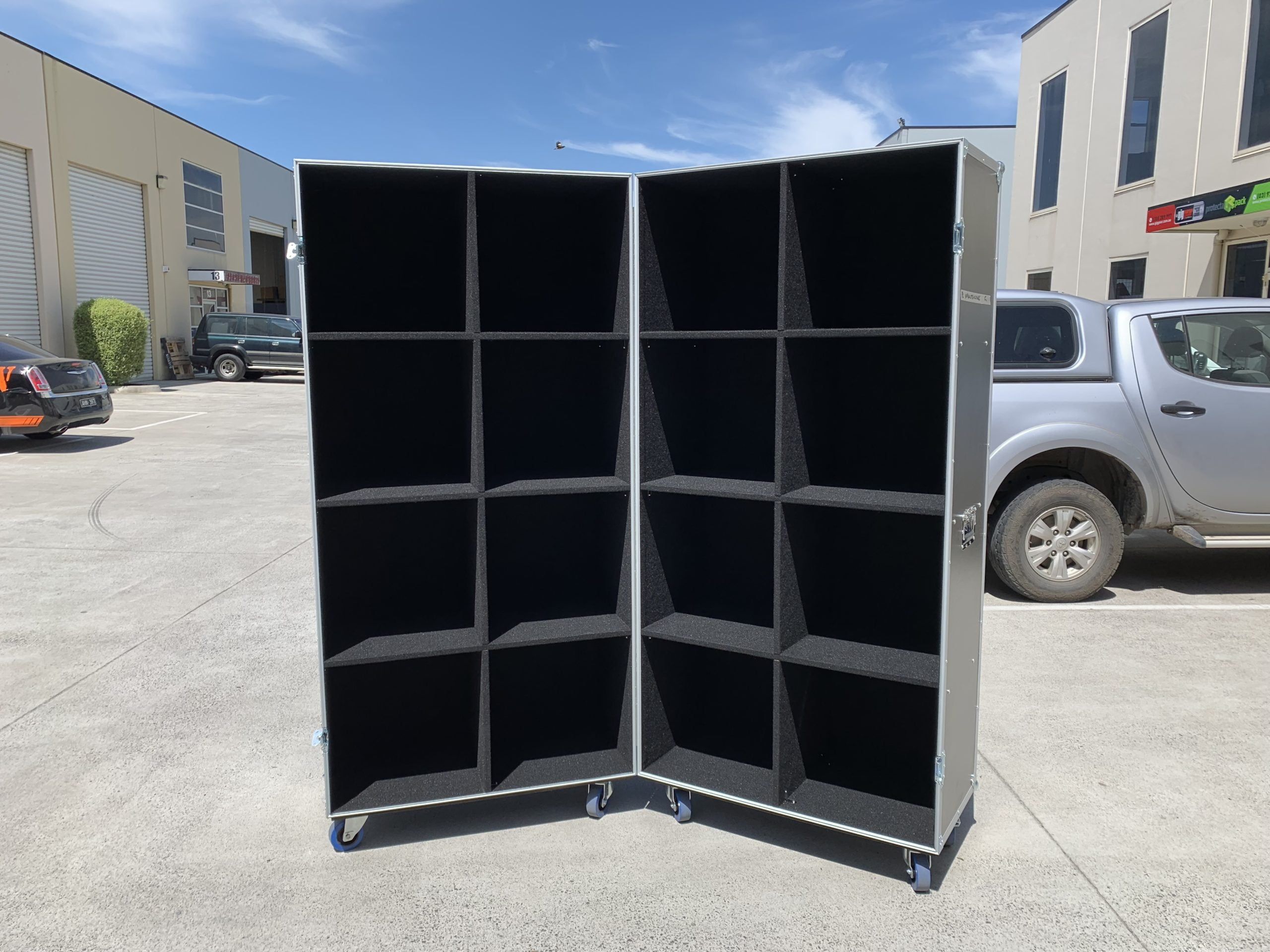 Large Helmet and Suit Road Case / Wardrobe / 50 50 Split Road Case (view 9 of 15)