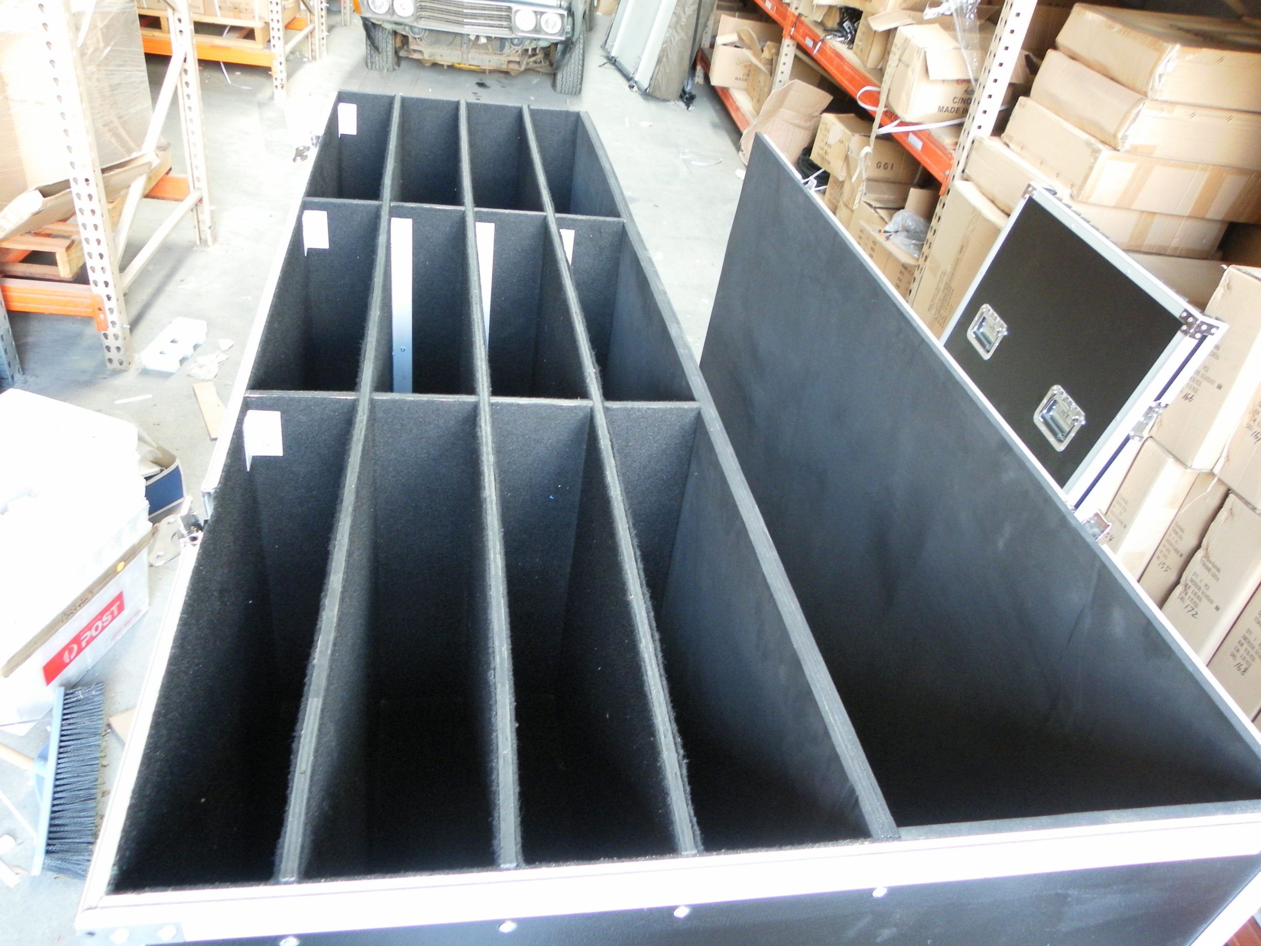 Custom Road Case Top and Front Loading Packer With Multiple Compartments (view 3 of 5)