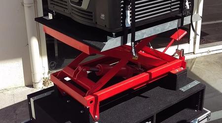 Projector Road Case With Scissor Lift and Base Castors