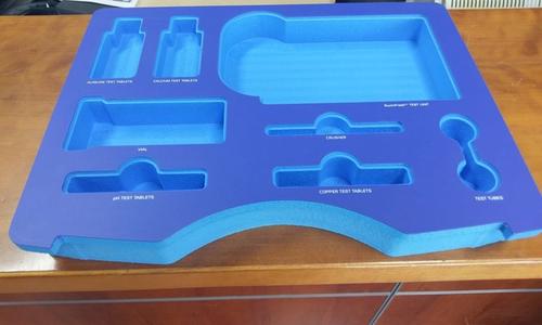 Coloured Custom Cut Foam And Polypropylene Top And Screen Printing For Testing Equipment