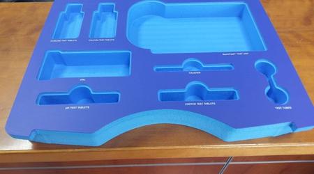 Coloured Custom Cut Foam And Polypropylene Top And Screen Printing For Testing Equipment