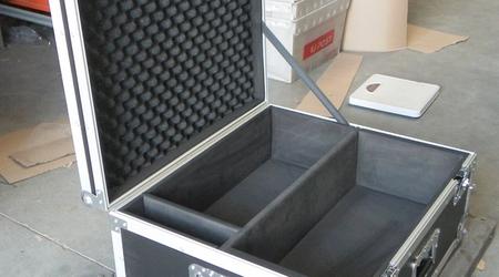 Heavy Duty Custom Made Roller Packer Road Case With Dividers