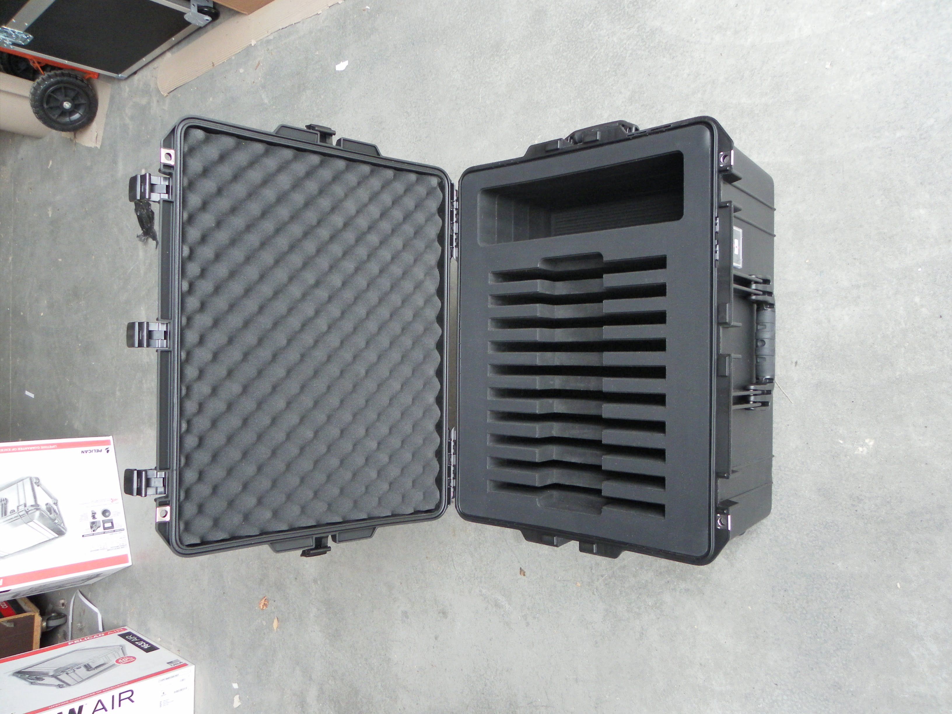 Pelican 1560 Case Custom Foam Insert Dividers To Suit Multiple Tablets (view 3 of 3)