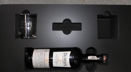 Custom Foam Insert For Bottle Of Scotch and Tumbler