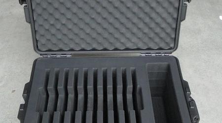 Pelican 1560 Case Custom Foam Insert Dividers To Suit Multiple Tablets