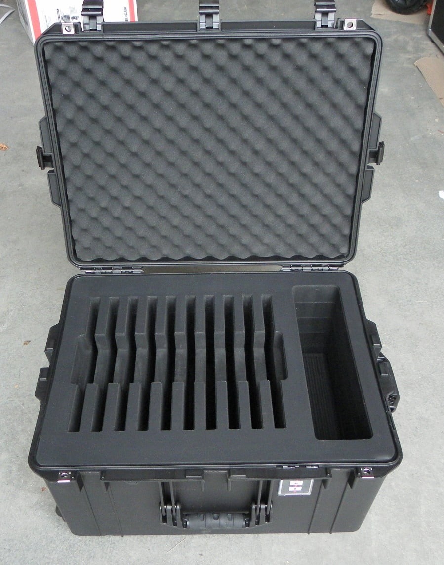 Pelican 1560 Case Custom Foam Insert Dividers To Suit Multiple Tablets
