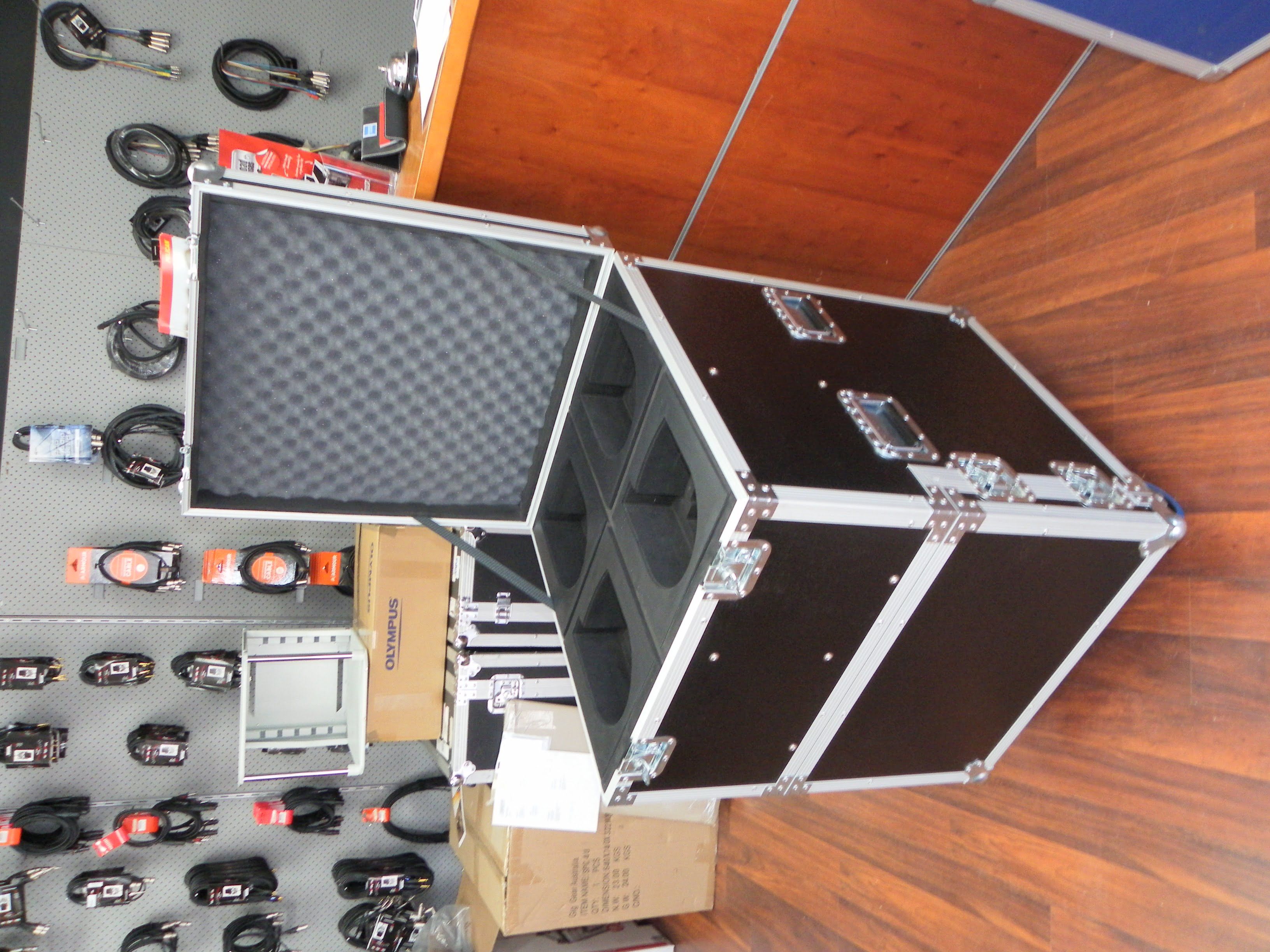 Drawers Case With Top Hinged Lid and CNC Foam Inserts (view 4 of 5)