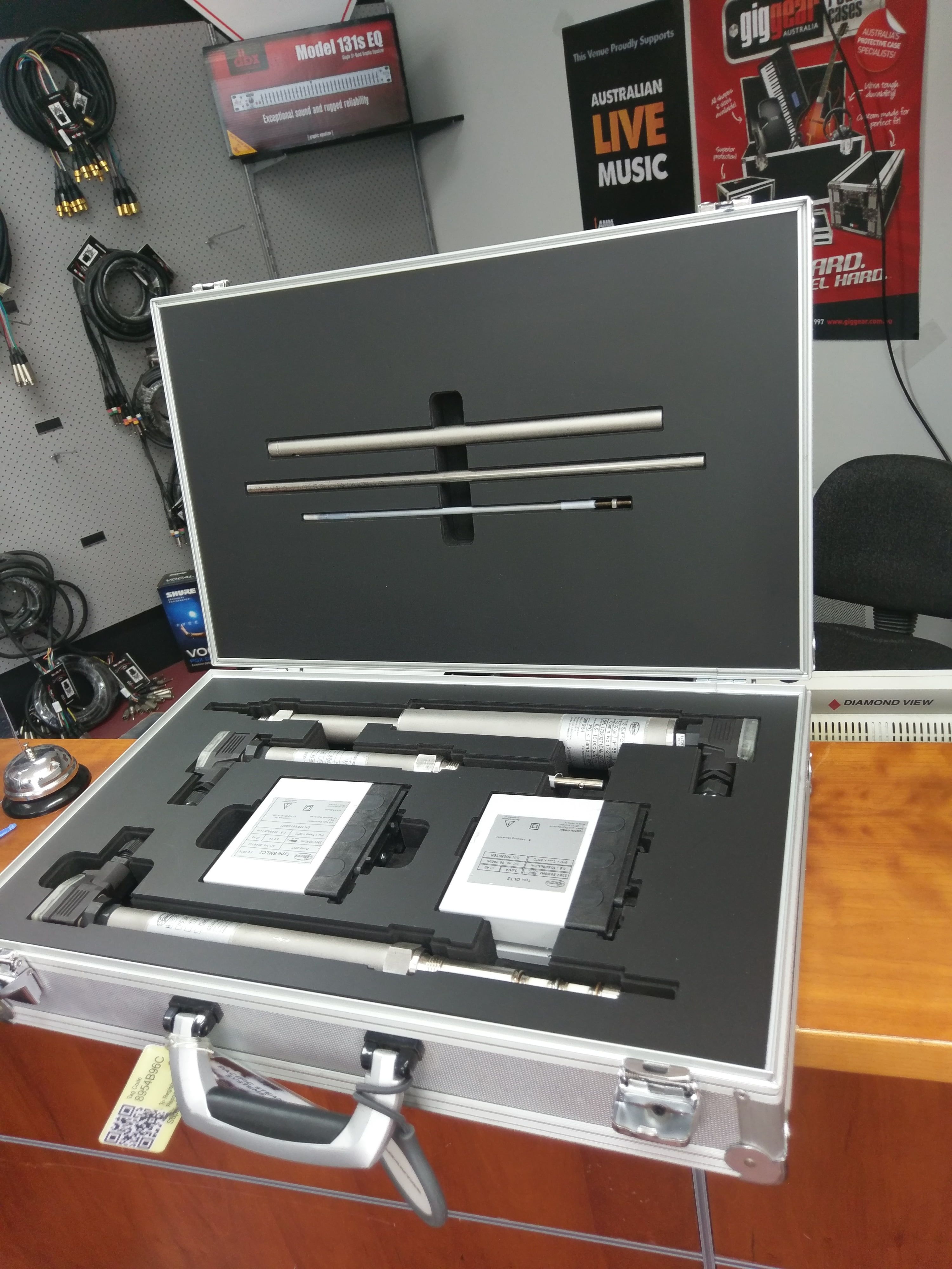 Aluminium Briefcase With Custom Foam Inserts In The Base And Lid (view 3 of 3)