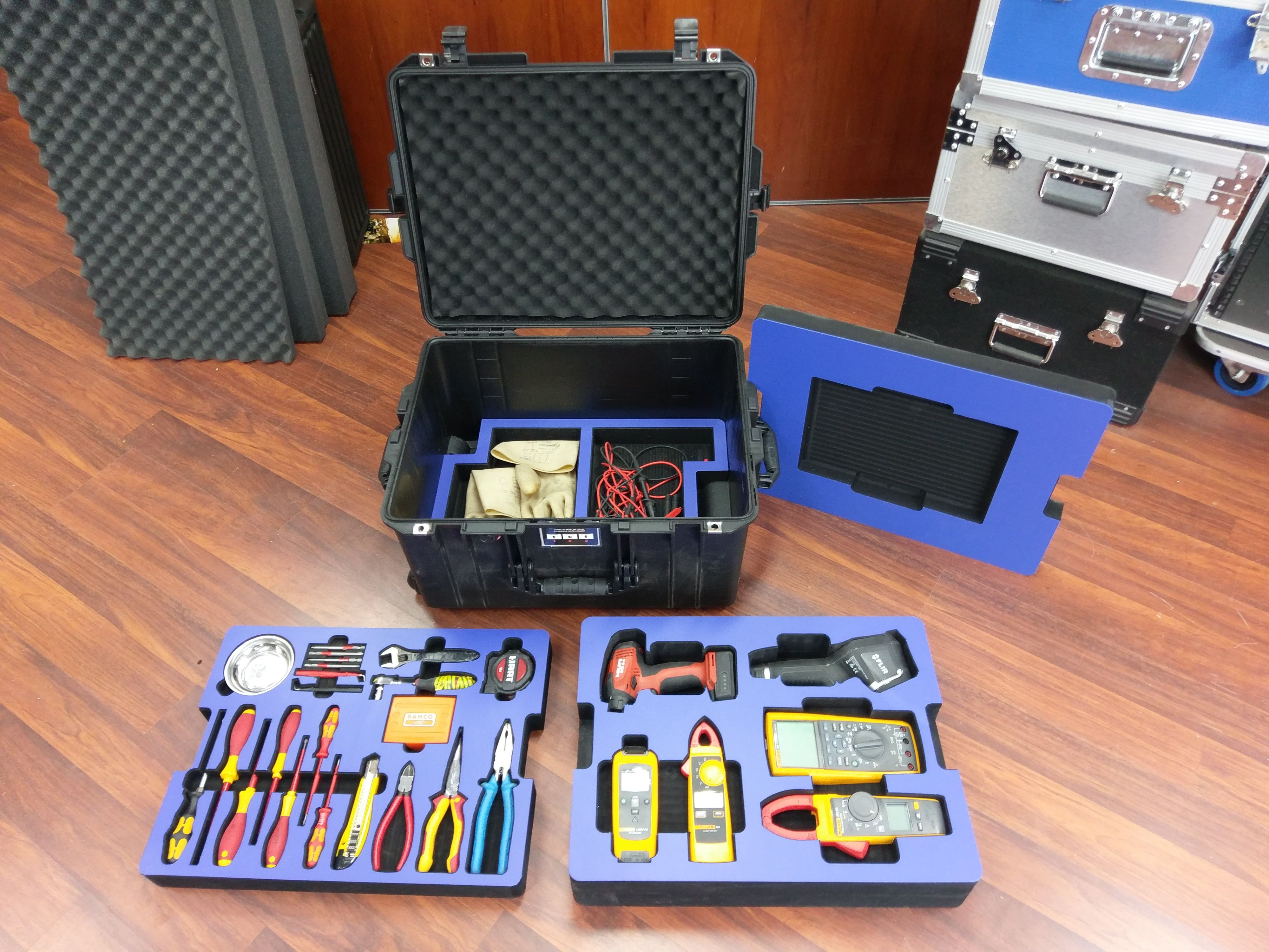 Pelican Case Custom Foam Toolbox Insert With Layered Inserts & Removable Pieces (view 4 of 13)