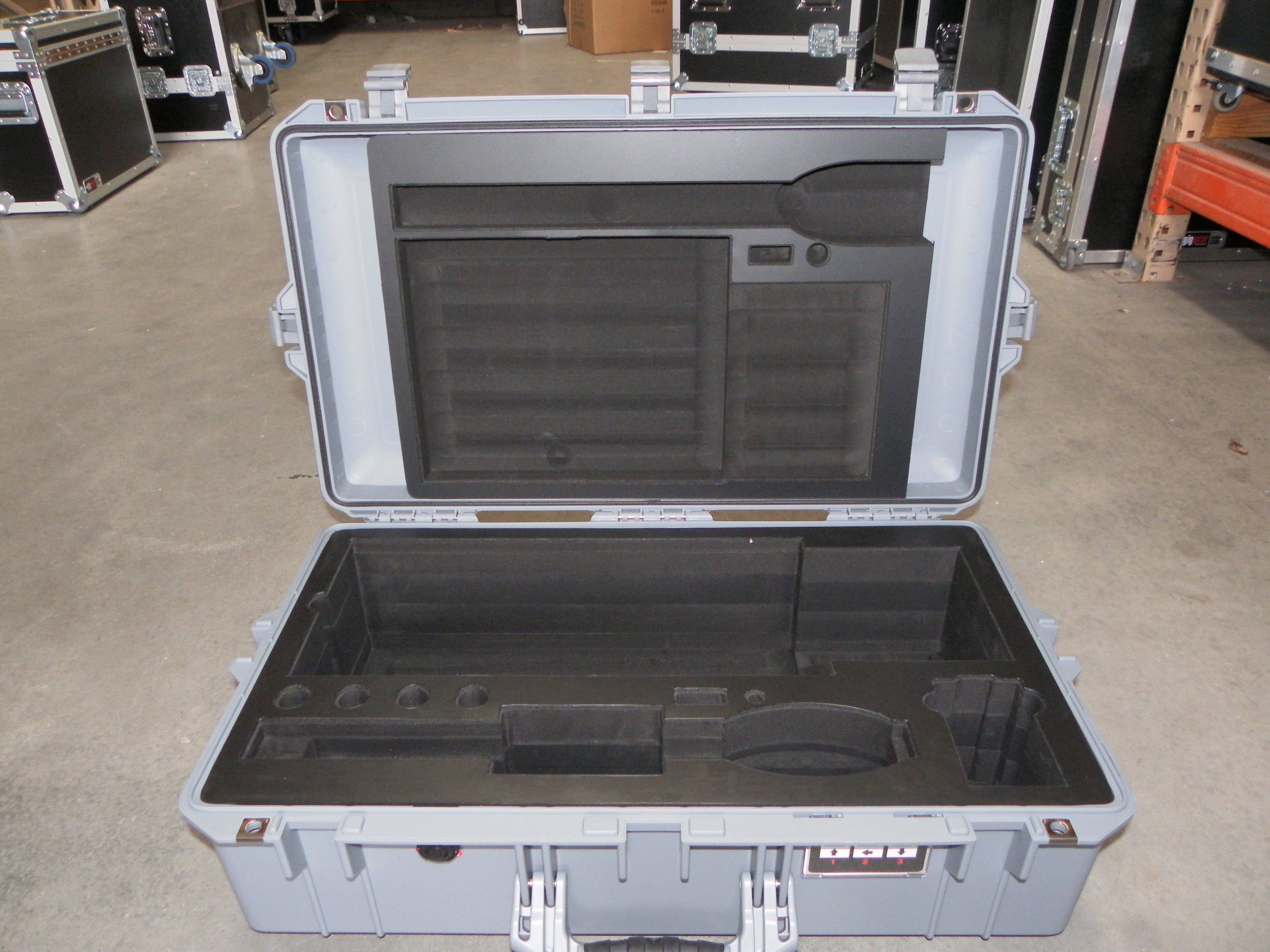Custom Foam Insert in Base And Lid For Silver Pelican 1605 (view 4 of 6)