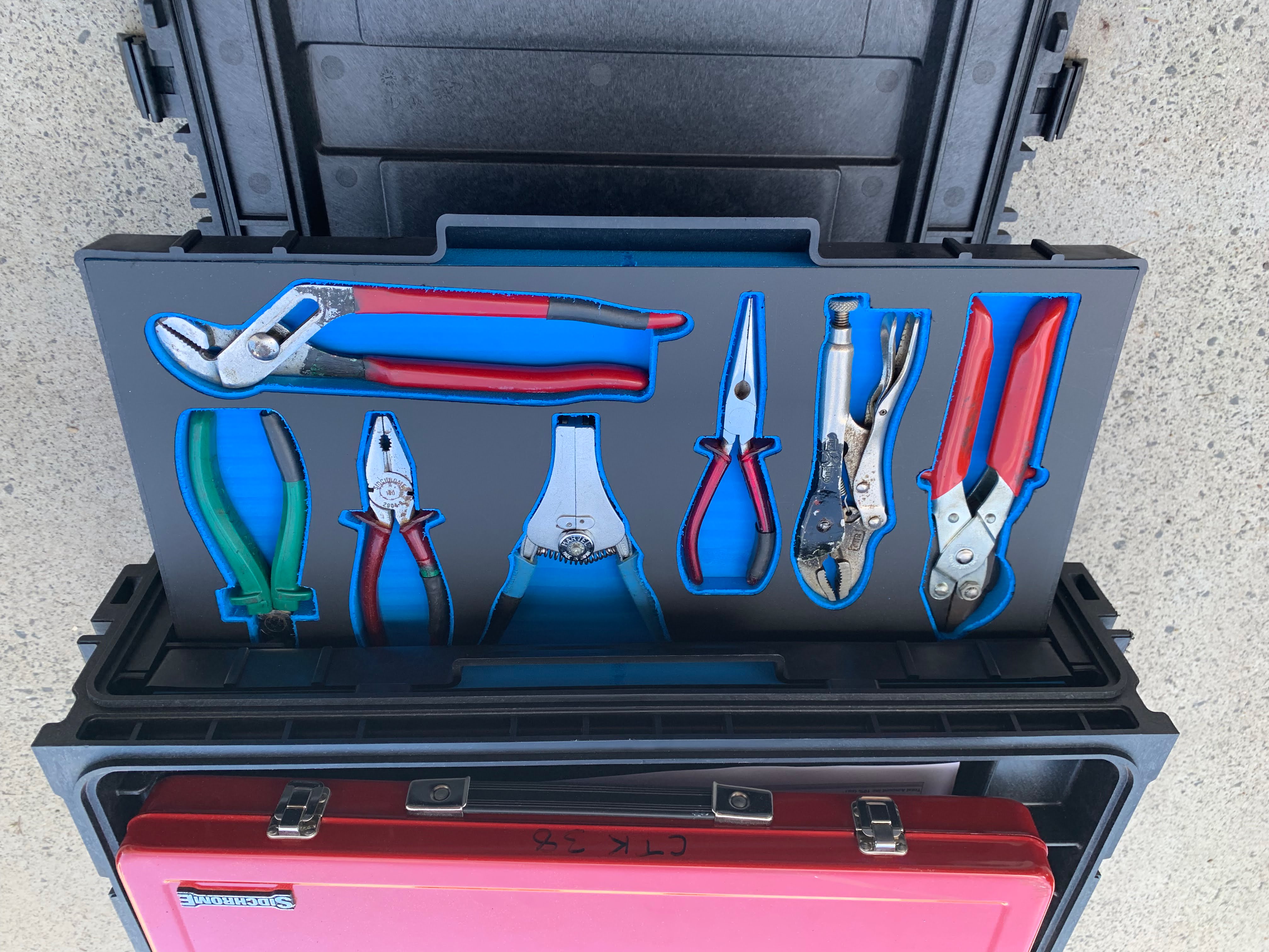 Custom Foam Removable Drawer Inserts For Pelican 0450 Toolbox (view 5 of 10)