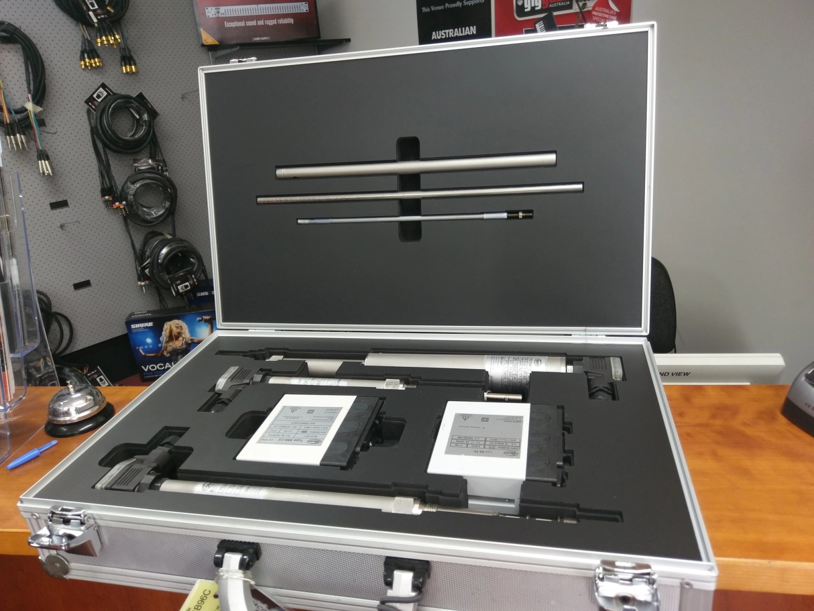 Aluminium Briefcase With Custom Foam Inserts In The Base And Lid