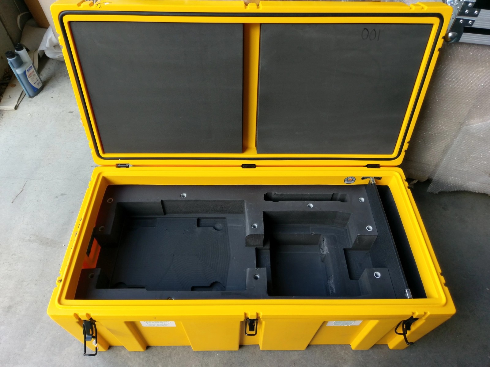 Custom Foam Insert For Yellow Trimcast Spacecase