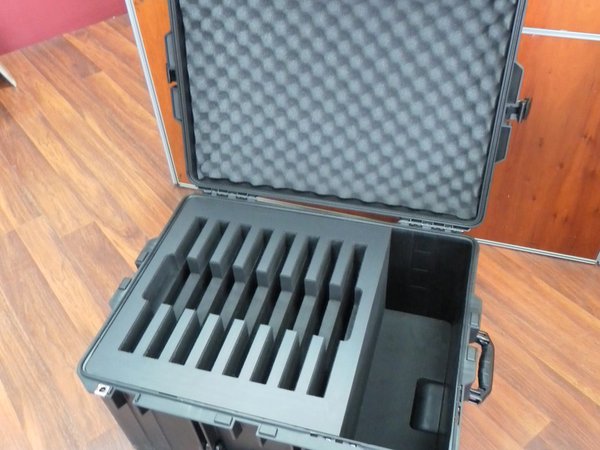 HP 1637 Custom Foam Insert For Laptops With Accessories Cutout and Screen Printing