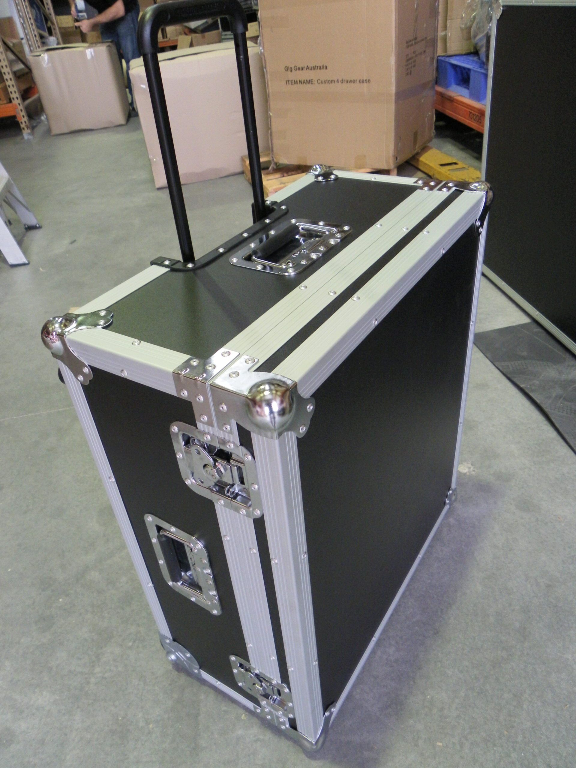 Heavy Duty Custom Made Roller Packer Road Case With Dividers (view 7 of 7)