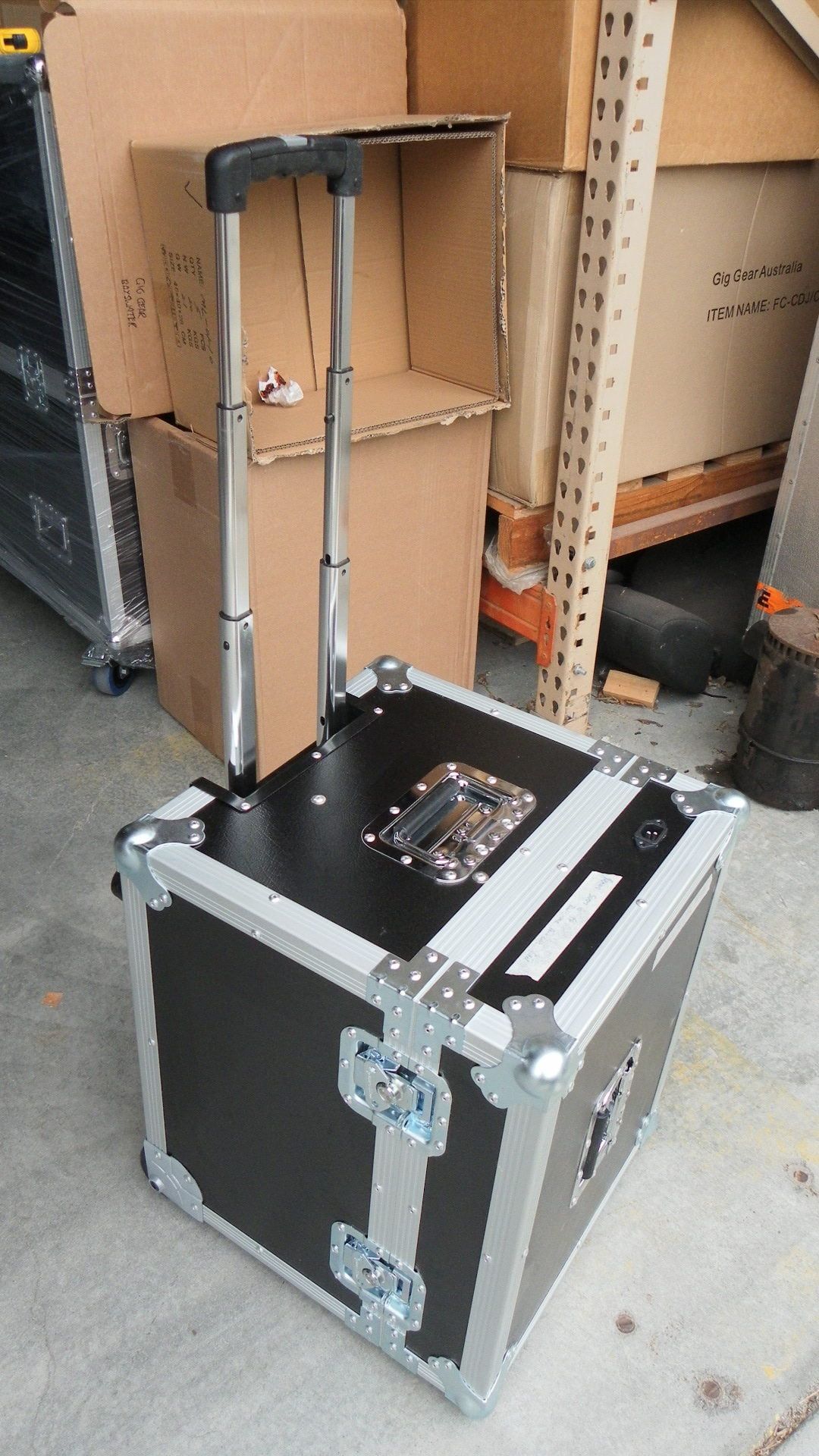 Custom Made Multi iPad Road Case With Wheels and Handles (view 3 of 10)