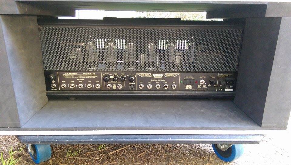 Custom Road Case For Dual Rectifier Guitar Amp Head And Rack Spacing (view 6 of 12)