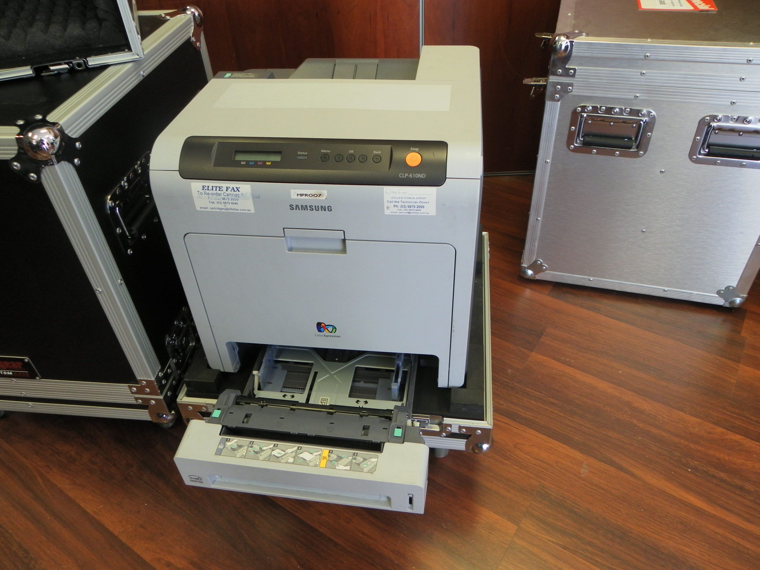 Custom Printer Road Case Lift Off Lid on Wheels (view 3 of 7)