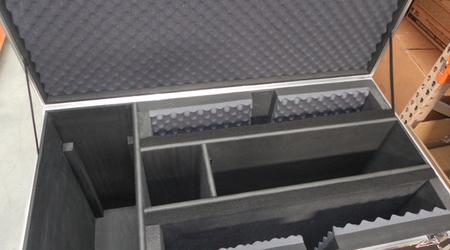 Custom Made Top Loading Packer Case With Multiple Compartments