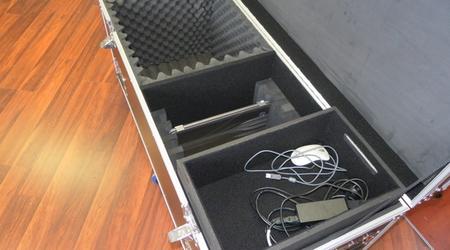 Custom Packer Case With Laptop Dividers, Storage Compartment and Drop Tray