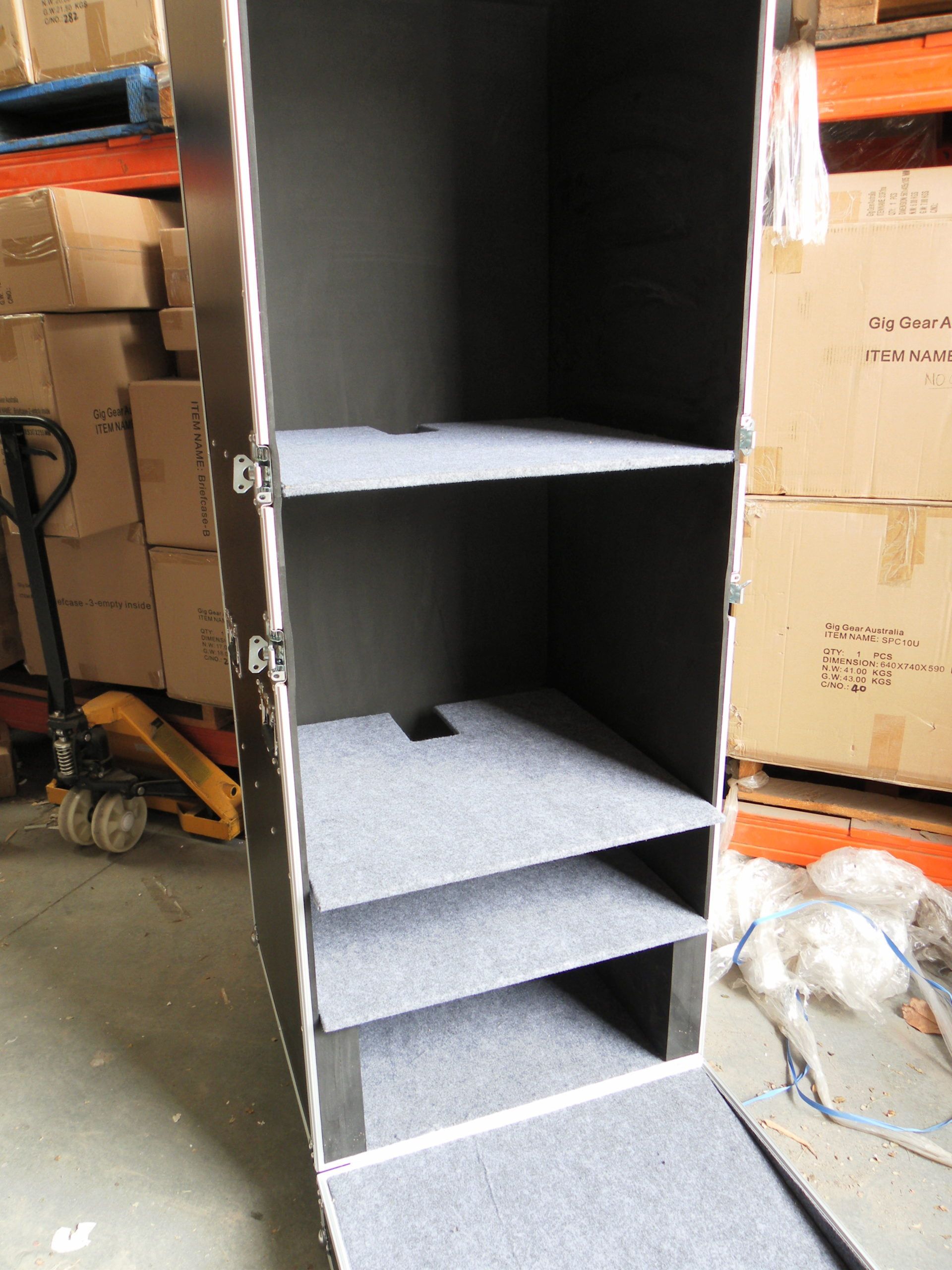 Tall Road Case With Front Opening Split and Ramp (view 6 of 6)
