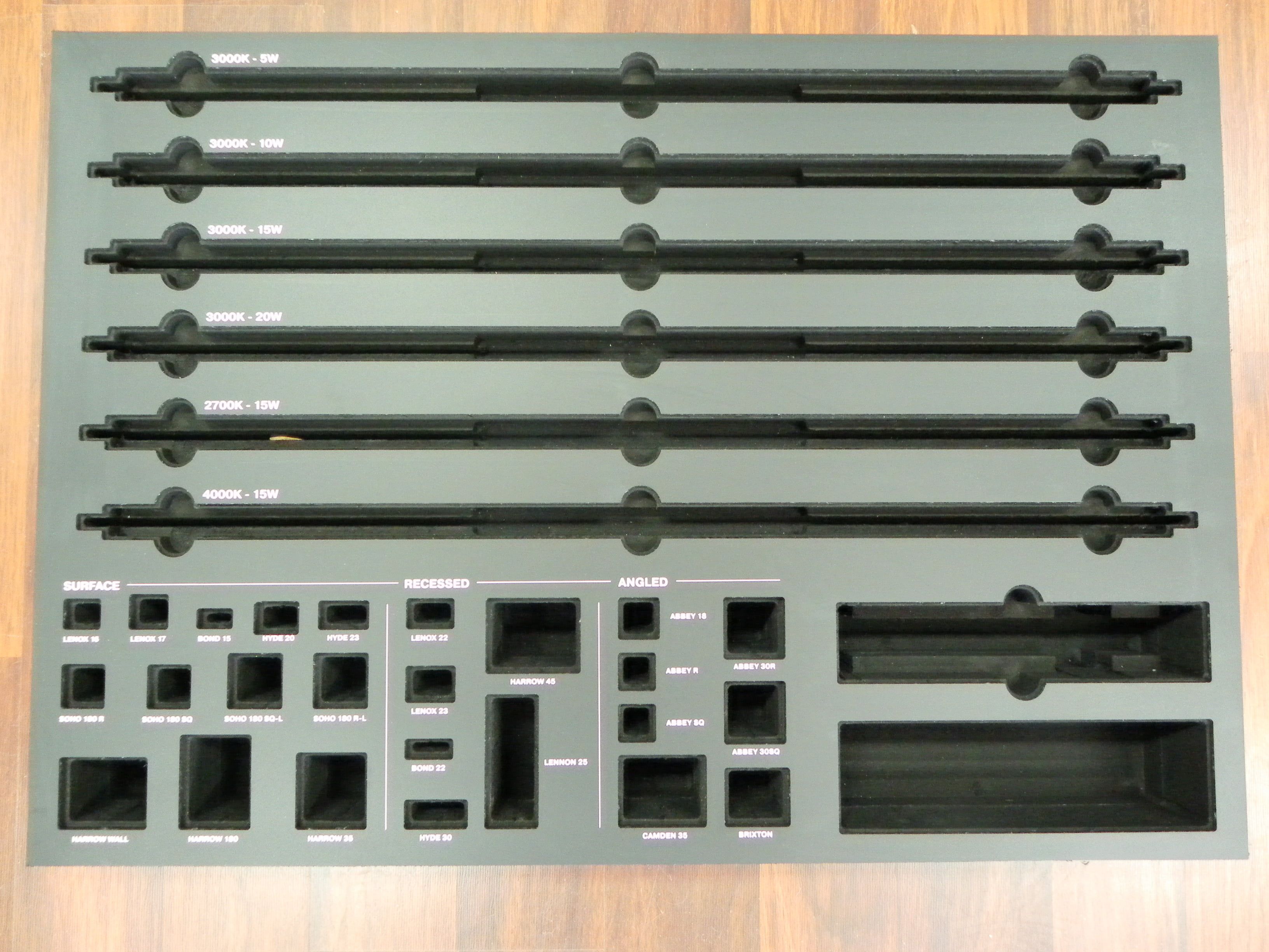 Sales Display Custom Foam Insert With Screen Printing (view 6 of 8)
