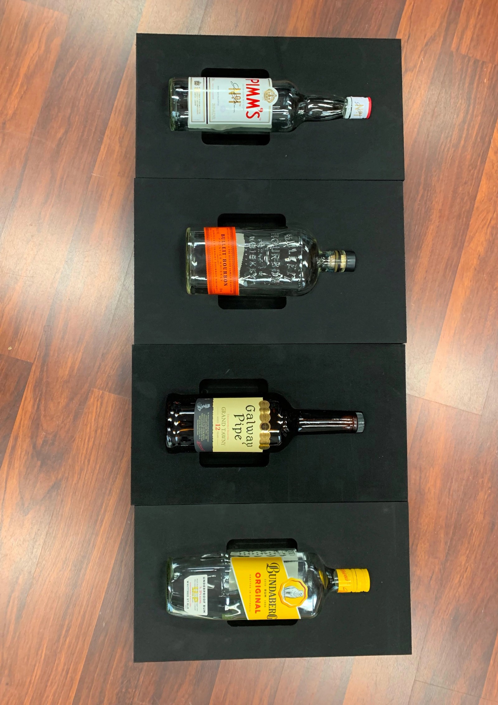 Custom Foam Inserts For Alcohol Bottle Gifts