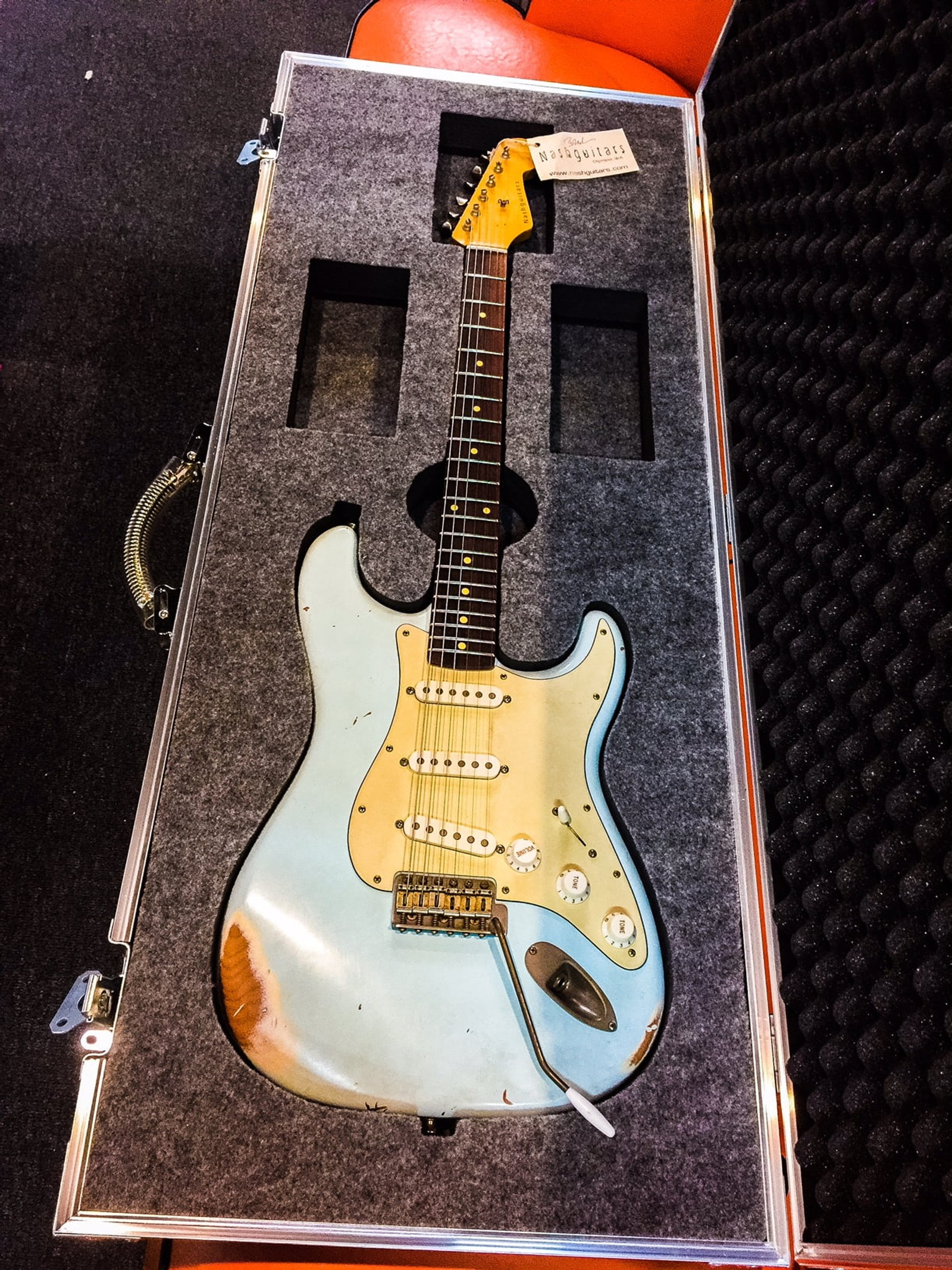 CNC Custom Foam Insert For Nash Strat Guitar