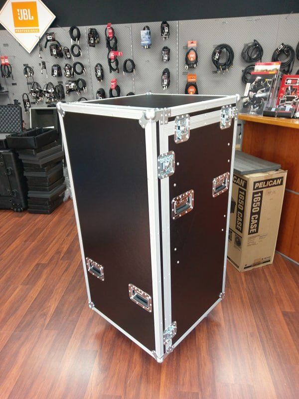 Mixer and Rack Workstation Drawers Case On Base Castors (view 2 of 5)