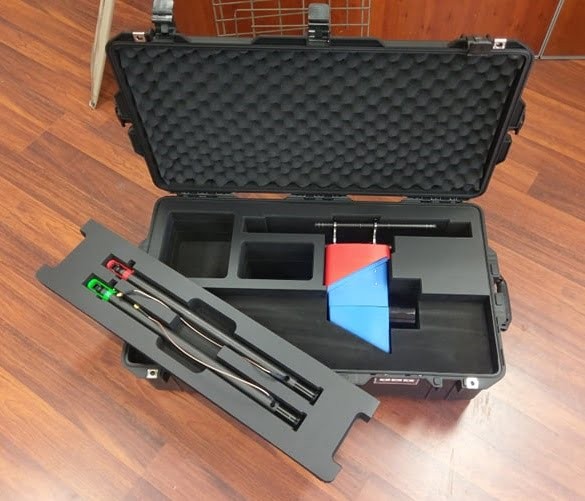 Pelican 1615 Custom Foam Insert With Removable Tray