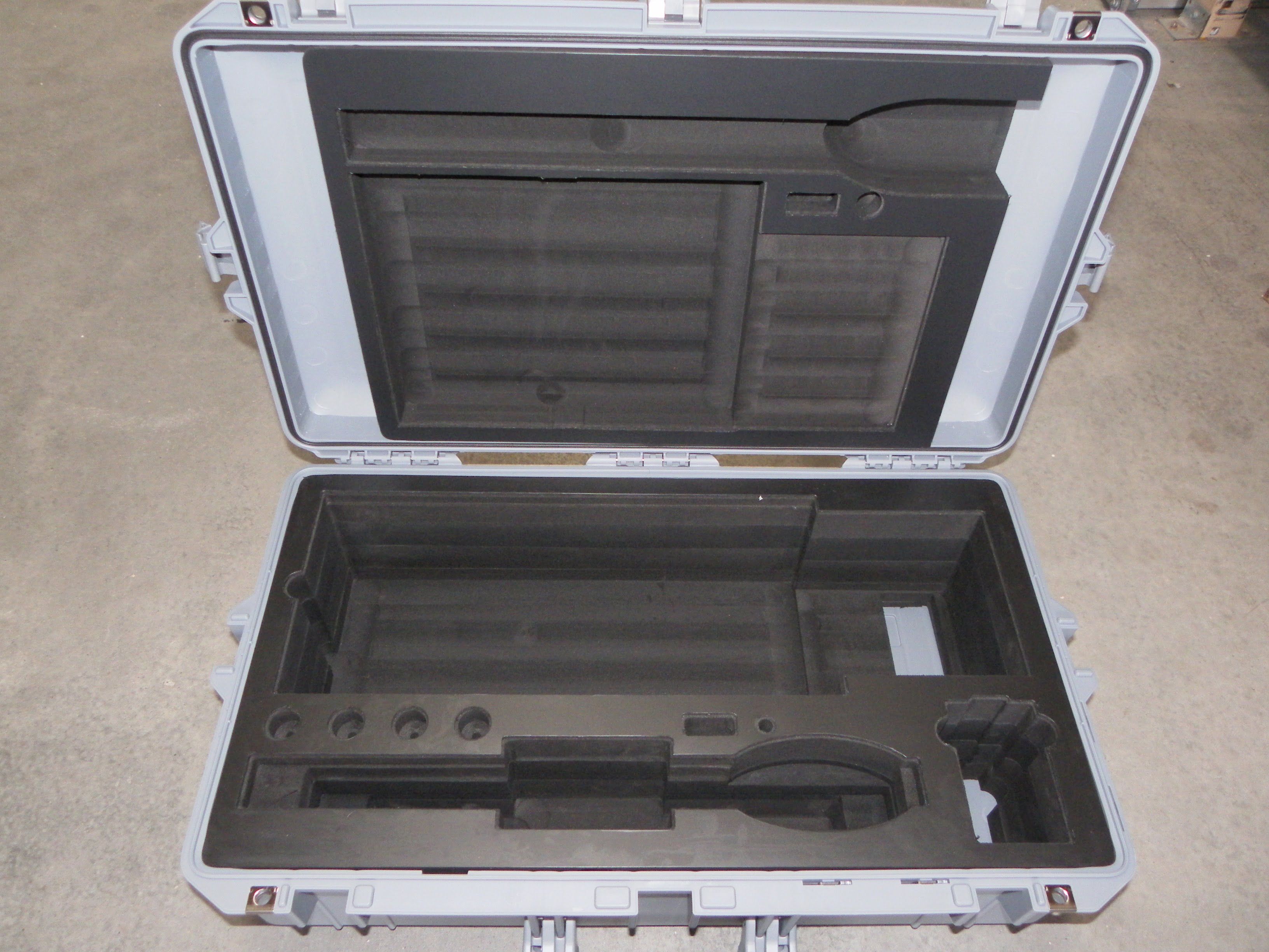 Custom Foam Insert in Base And Lid For Silver Pelican 1605 (view 2 of 6)