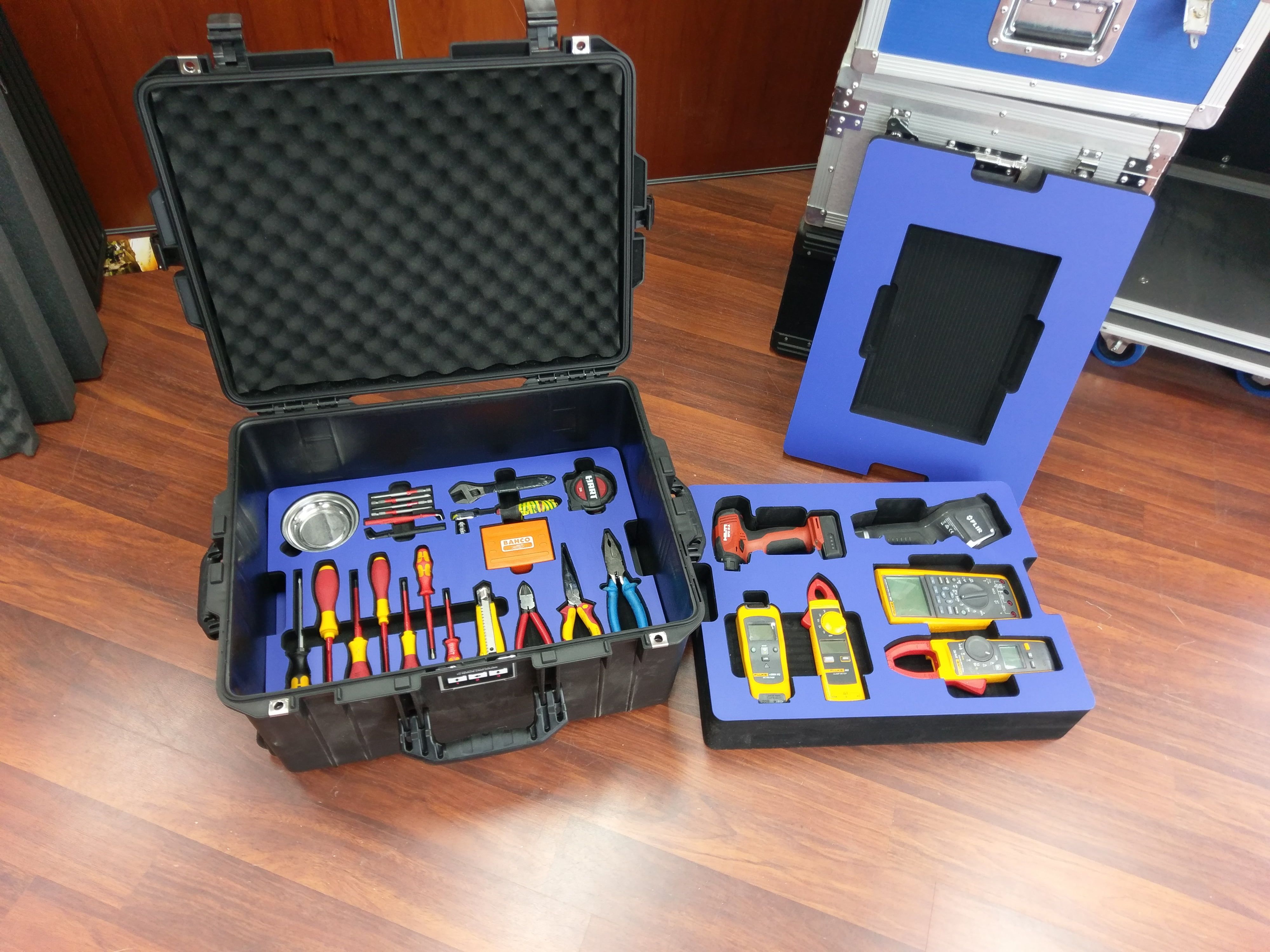 Pelican Case Custom Foam Toolbox Insert With Layered Inserts & Removable Pieces (view 5 of 13)