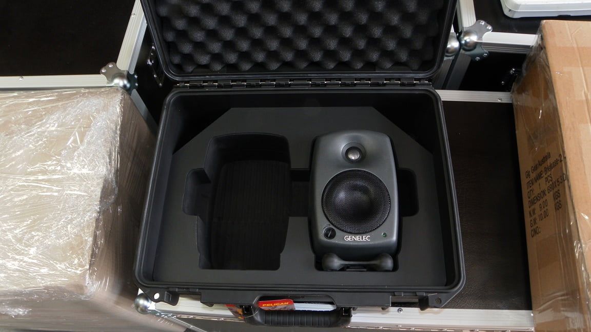 Pelican Case Custom Foam Insert For Genelec 8020c Speakers (view 3 of 3)