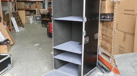 Tall Road Case With Front Opening Split and Ramp