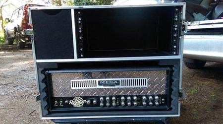 Custom Road Case For Dual Rectifier Guitar Amp Head And Rack Spacing