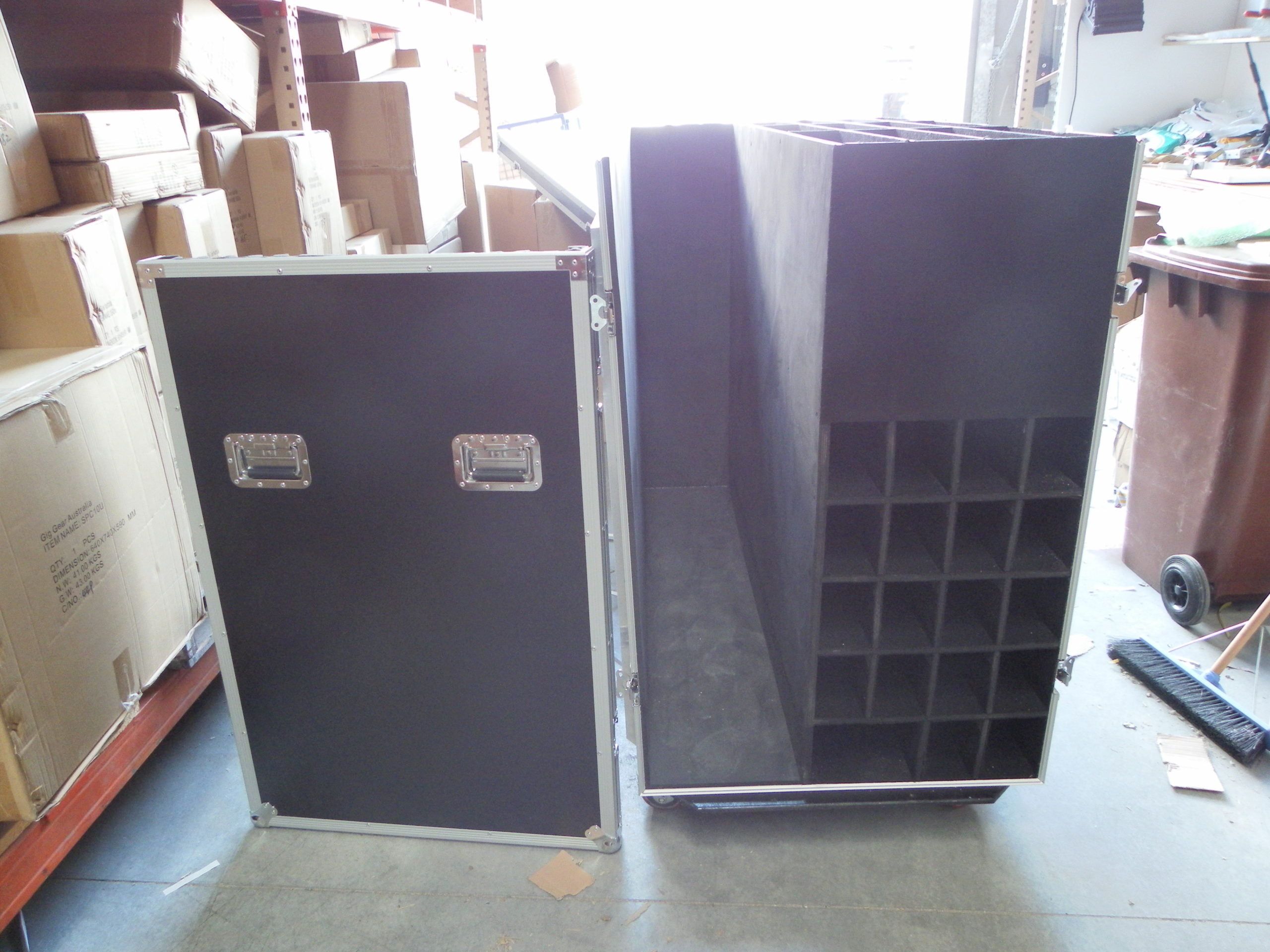 Custom Road Case Top and Front Loading Packer With Multiple Compartments (view 2 of 5)