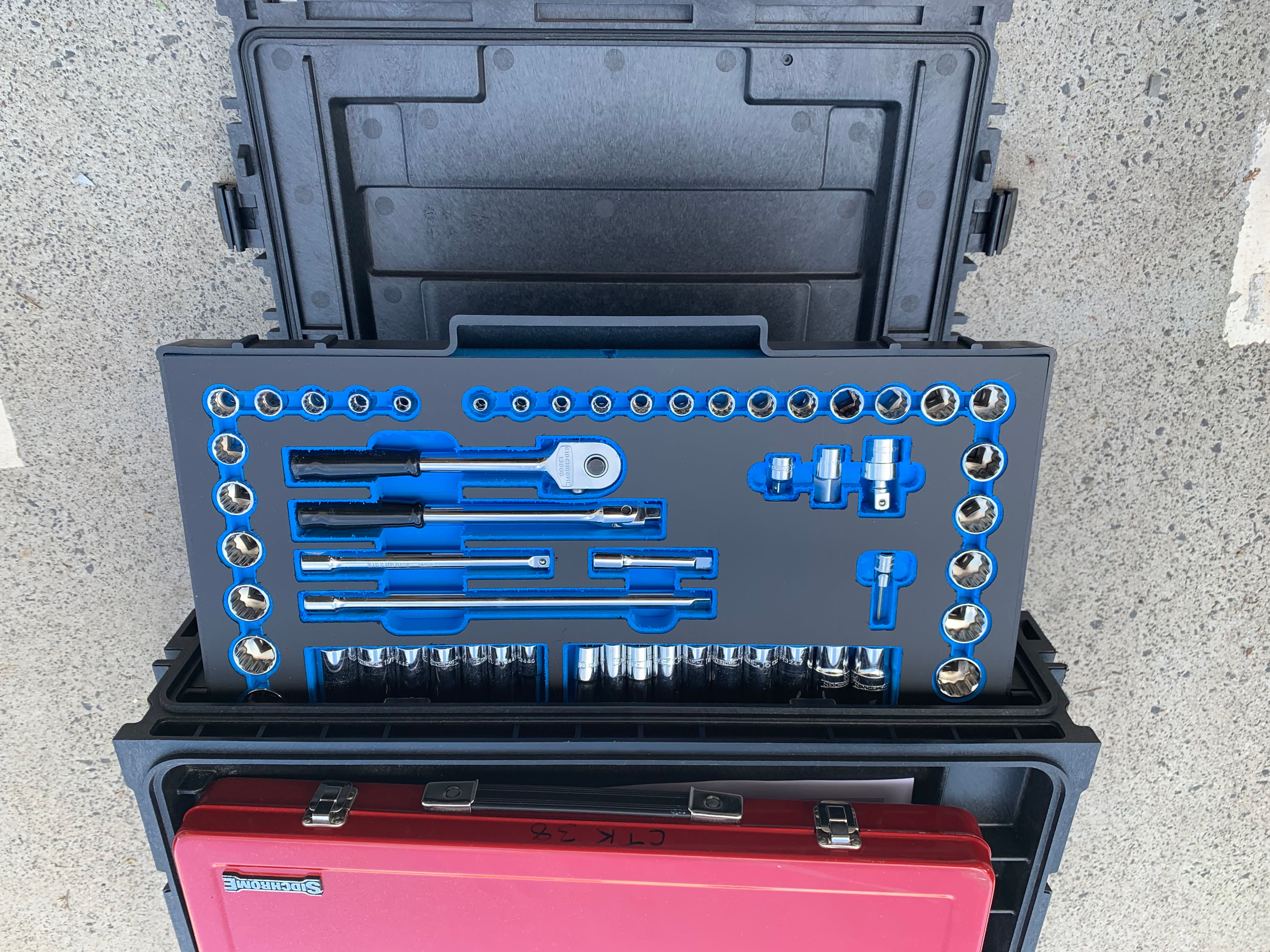 Custom Foam Removable Drawer Inserts For Pelican 0450 Toolbox (view 3 of 10)