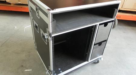 Custom Road Case For Medium Mixer and Rack Case with Drawers
