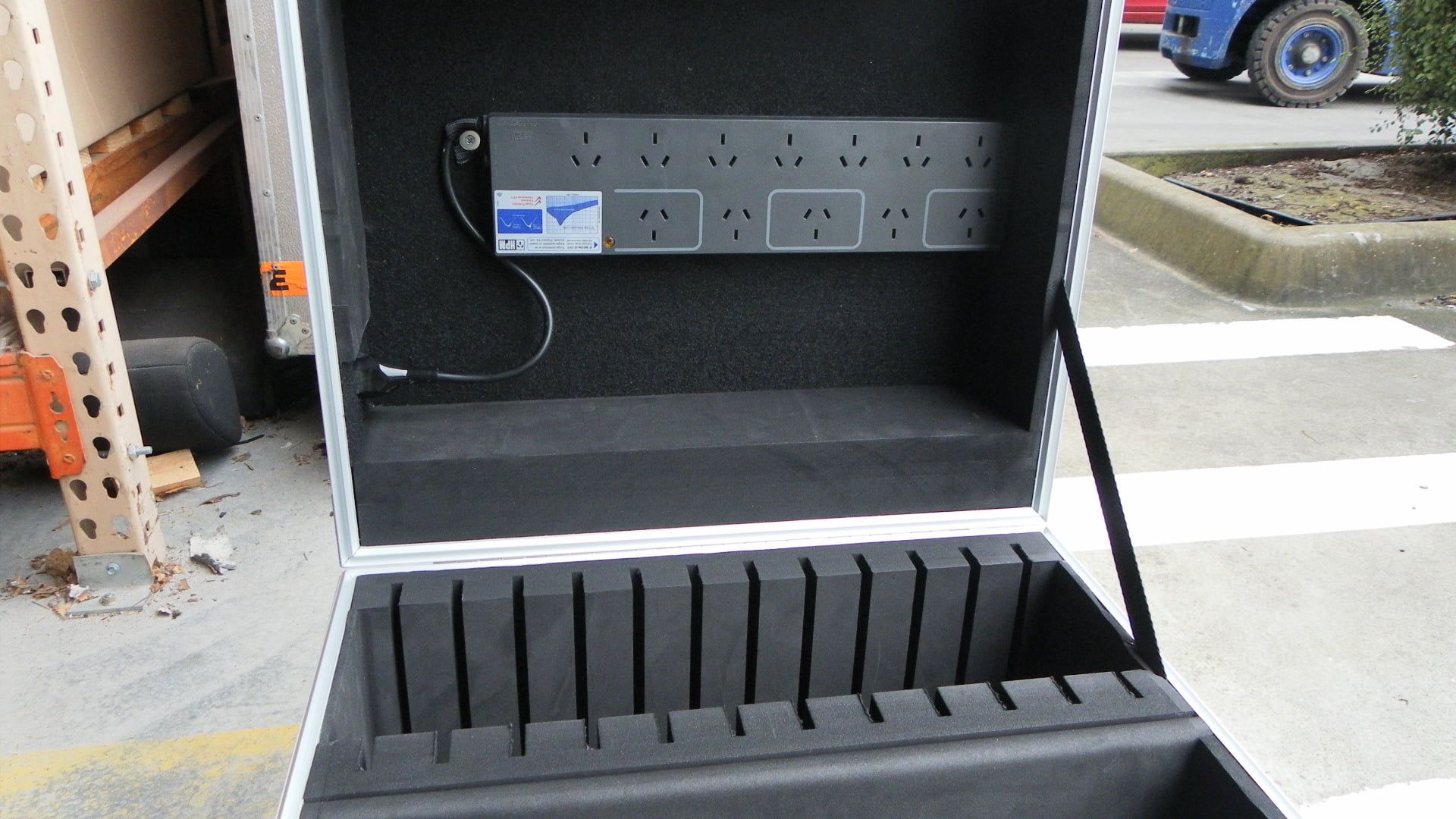 Custom Made Multi iPad Road Case With Wheels and Handles (view 8 of 10)
