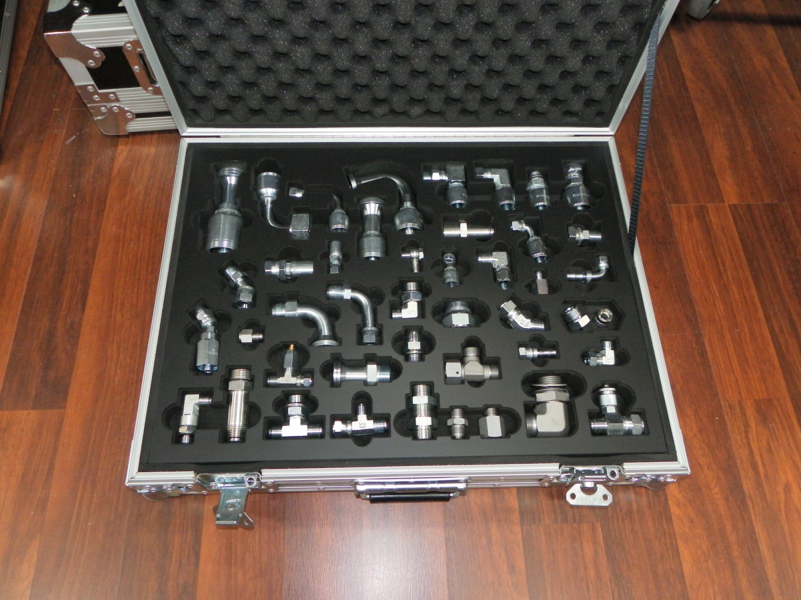 Custom Foam Insert For Sales Display Case For Tapware In Heavy Duty Briefcase
