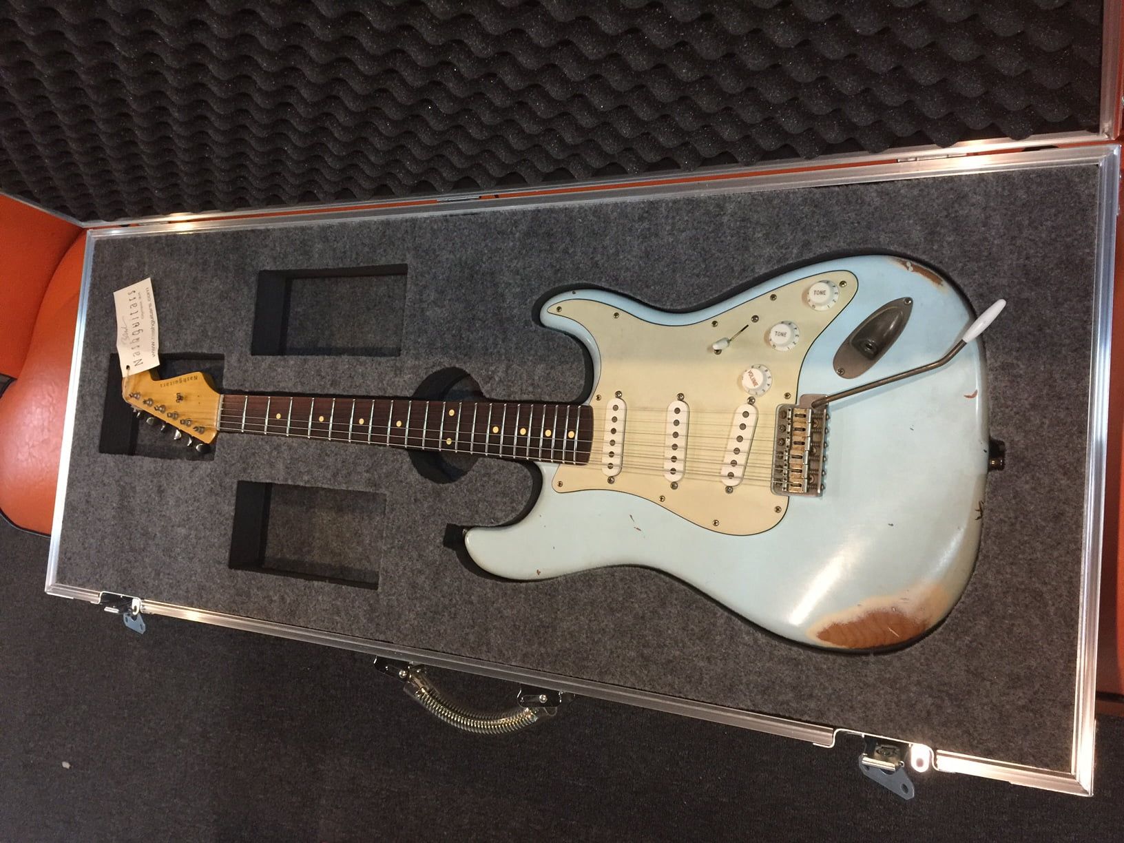 CNC Custom Foam Insert For Nash Strat Guitar (view 3 of 4)
