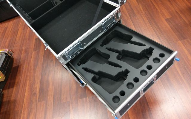 Custom Road Case Packer With Custom Drawer Inserts & Pelican Case With Custom Foam Inserts