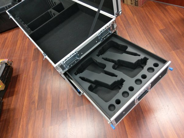 Custom Road Case Packer With Custom Drawer Inserts & Pelican Case With Custom Foam Inserts