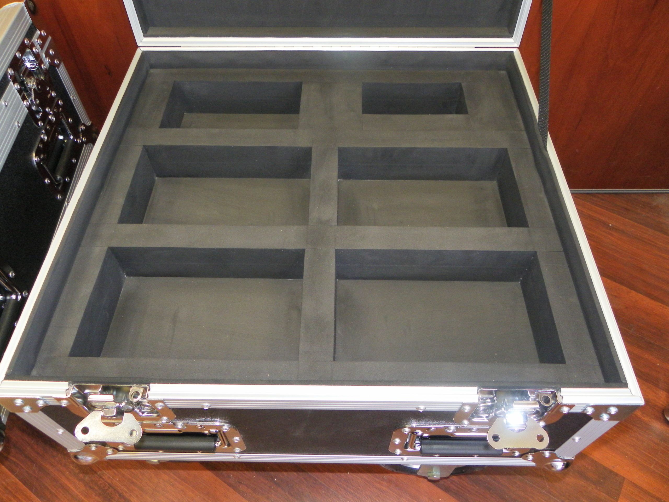 Small Custom Road Cases With Pneumatic Castors (view 3 of 4)