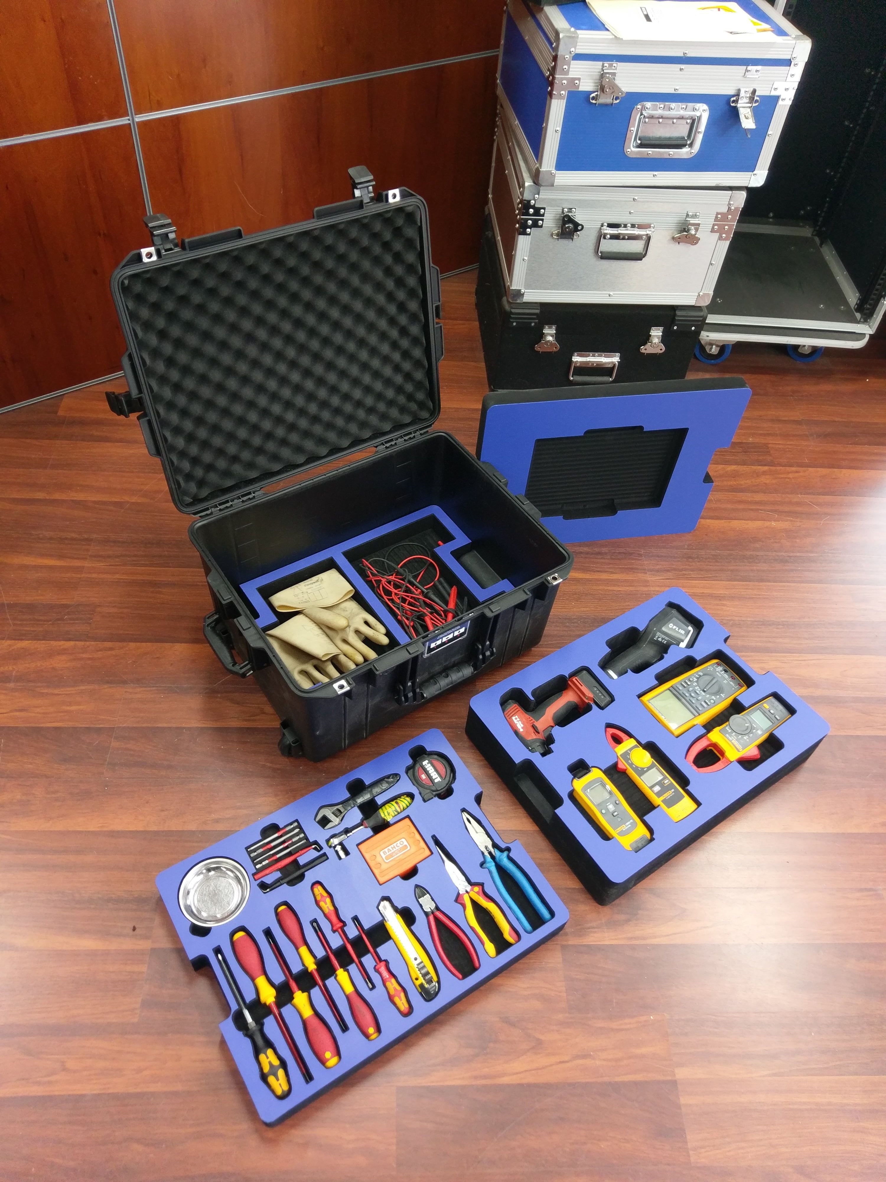 Pelican Case Custom Foam Toolbox Insert With Layered Inserts & Removable Pieces (view 3 of 13)