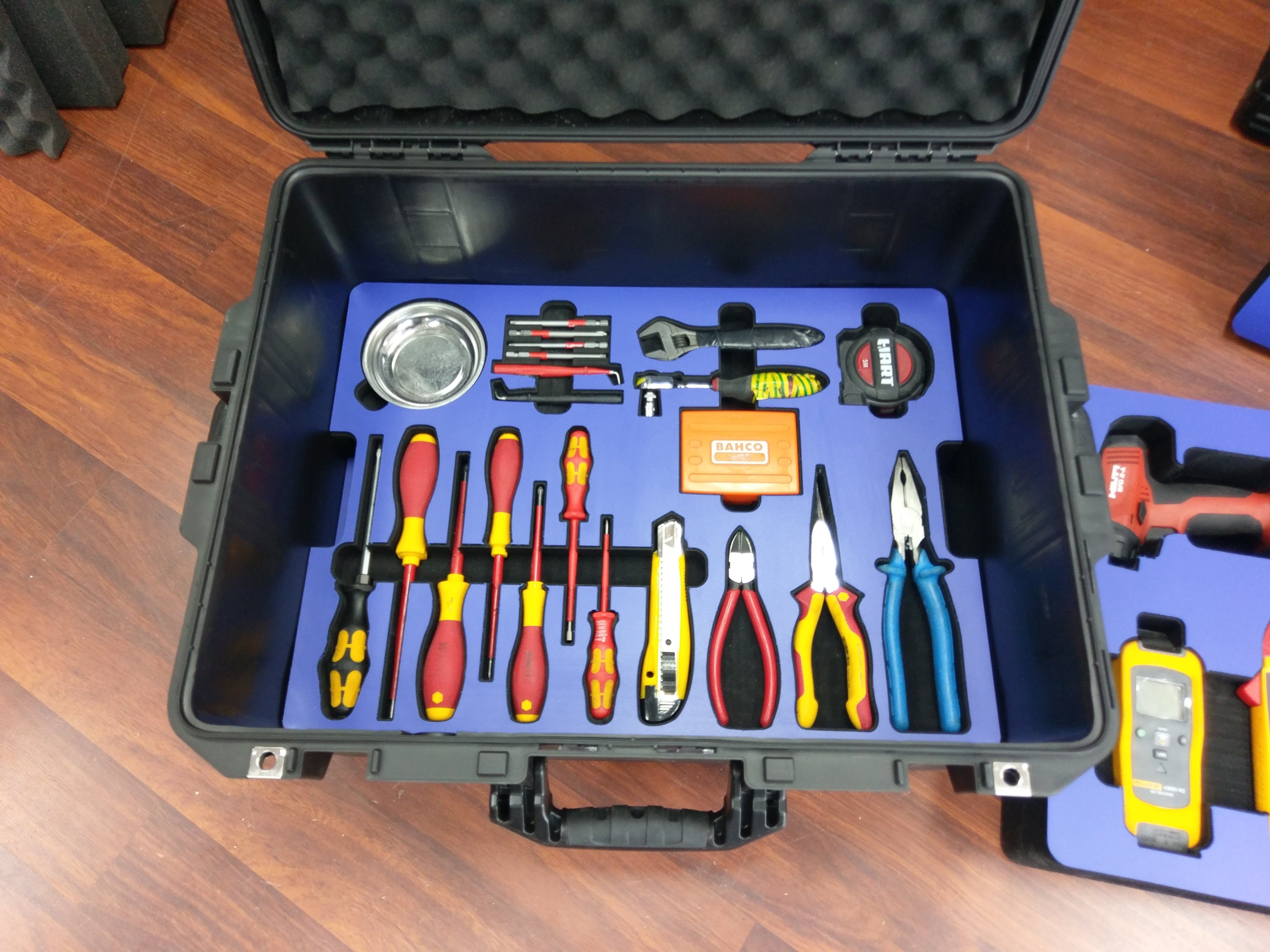 Pelican Case Custom Foam Toolbox Insert With Layered Inserts & Removable Pieces (view 7 of 13)